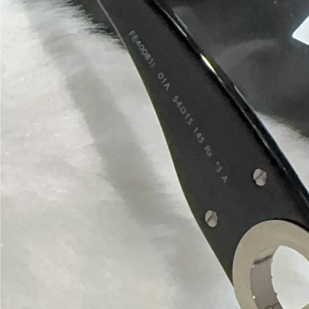 FENDI Embellished O'Clock Logo Acetate Rectangle Sunglasses 💯 authentic - Picture 5 of 11